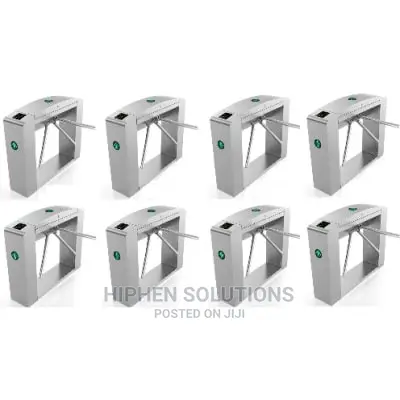 Waist Height Tripod Turnstile Access Control Gate - Set Of 8