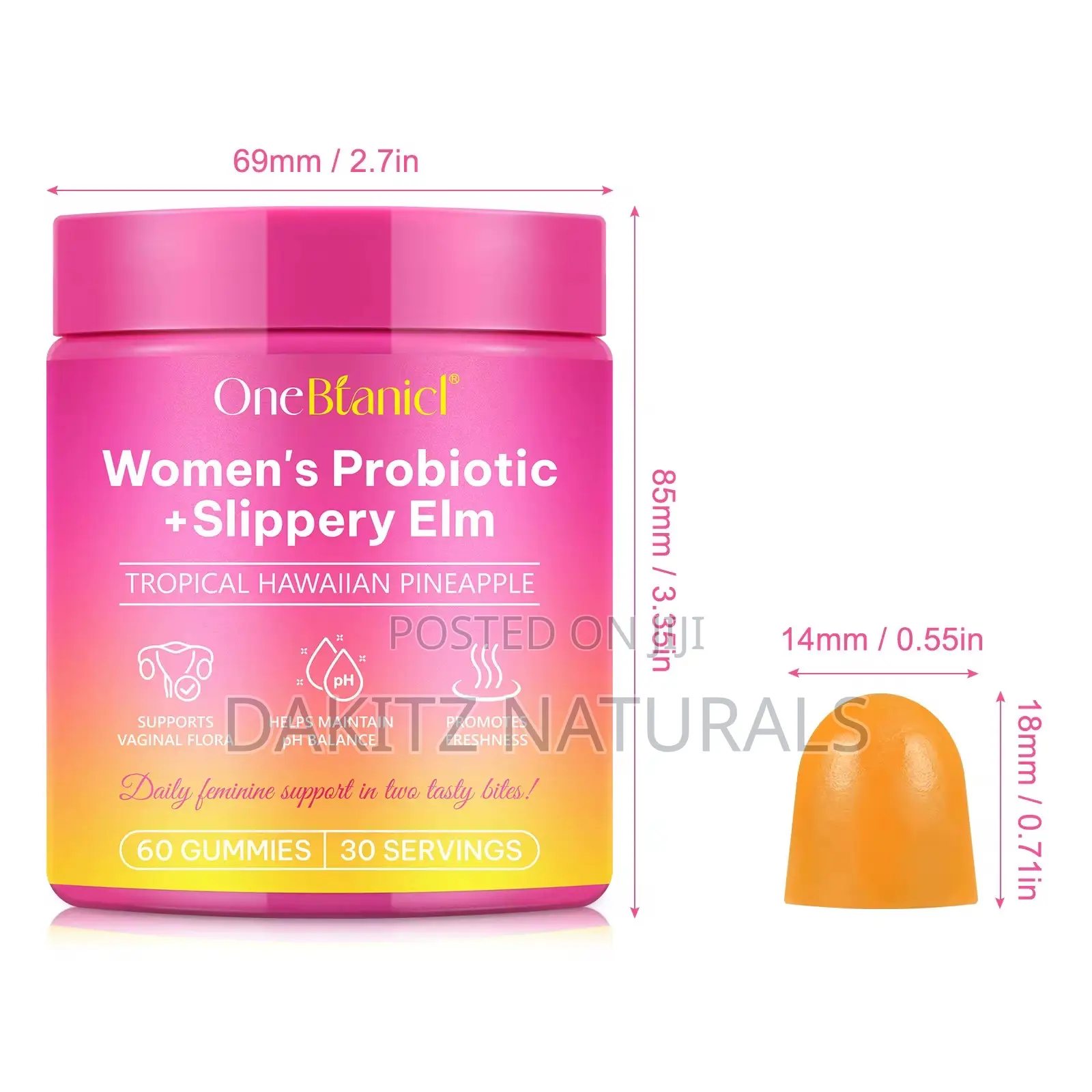 Women’S Probiotic Slippery Elm