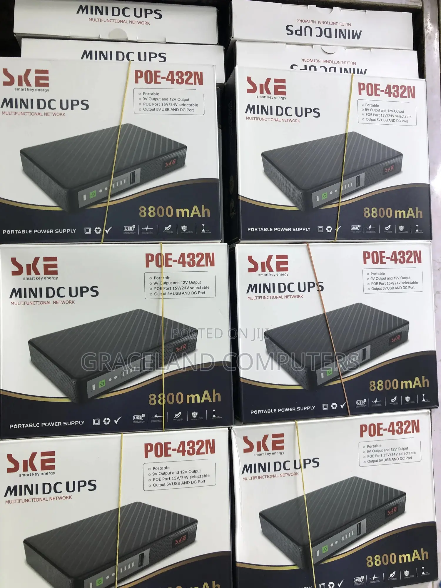 Ske 8,800mah Mini Dc Ups Poe 432n (Router CCTV Powerbank)