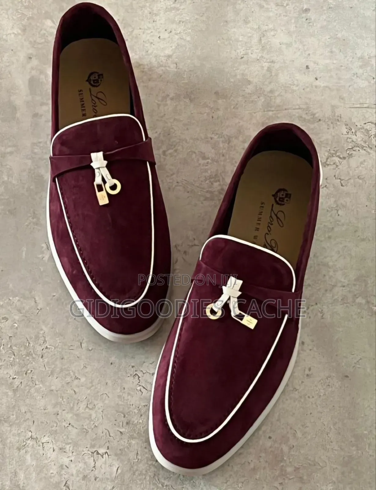 Black Suede Loro Piana-Style Summer Loafers
Siz3 38-43