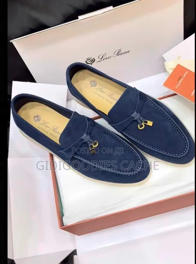 Black Suede Loro Piana-Style Summer Loafers
Siz3 38-43