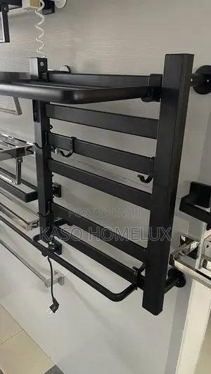 Black Electric Towel Warmer/Dryer