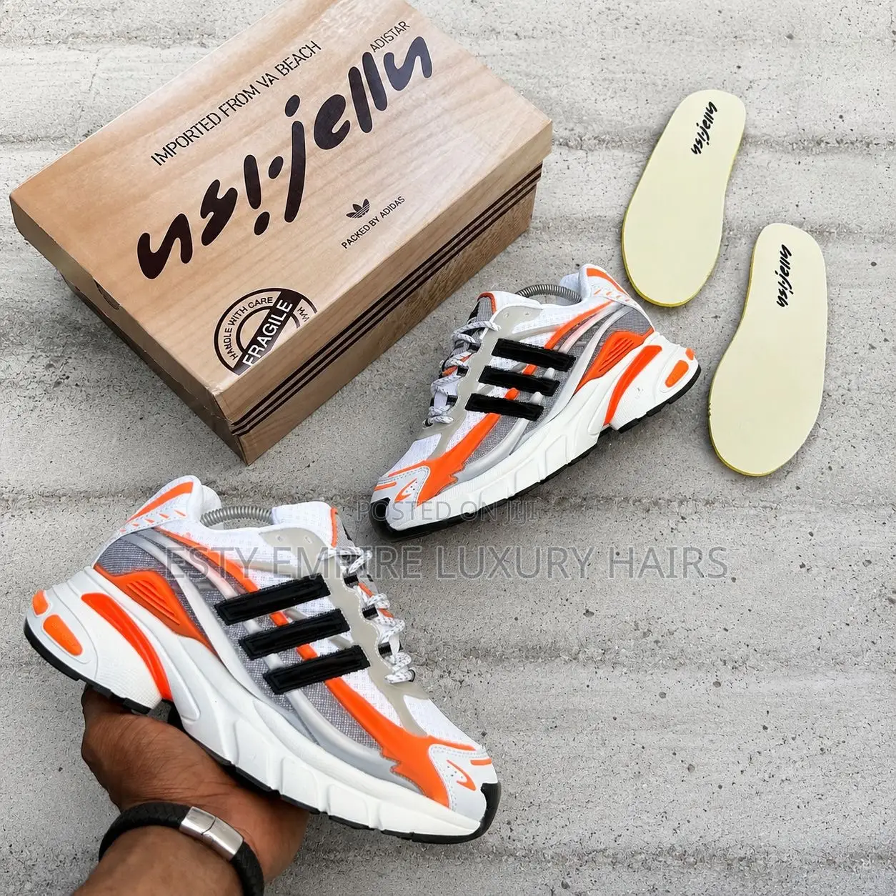 New Pharrell Williams X Adidas Adistar Jellyfish “White Blue” ” SNKS