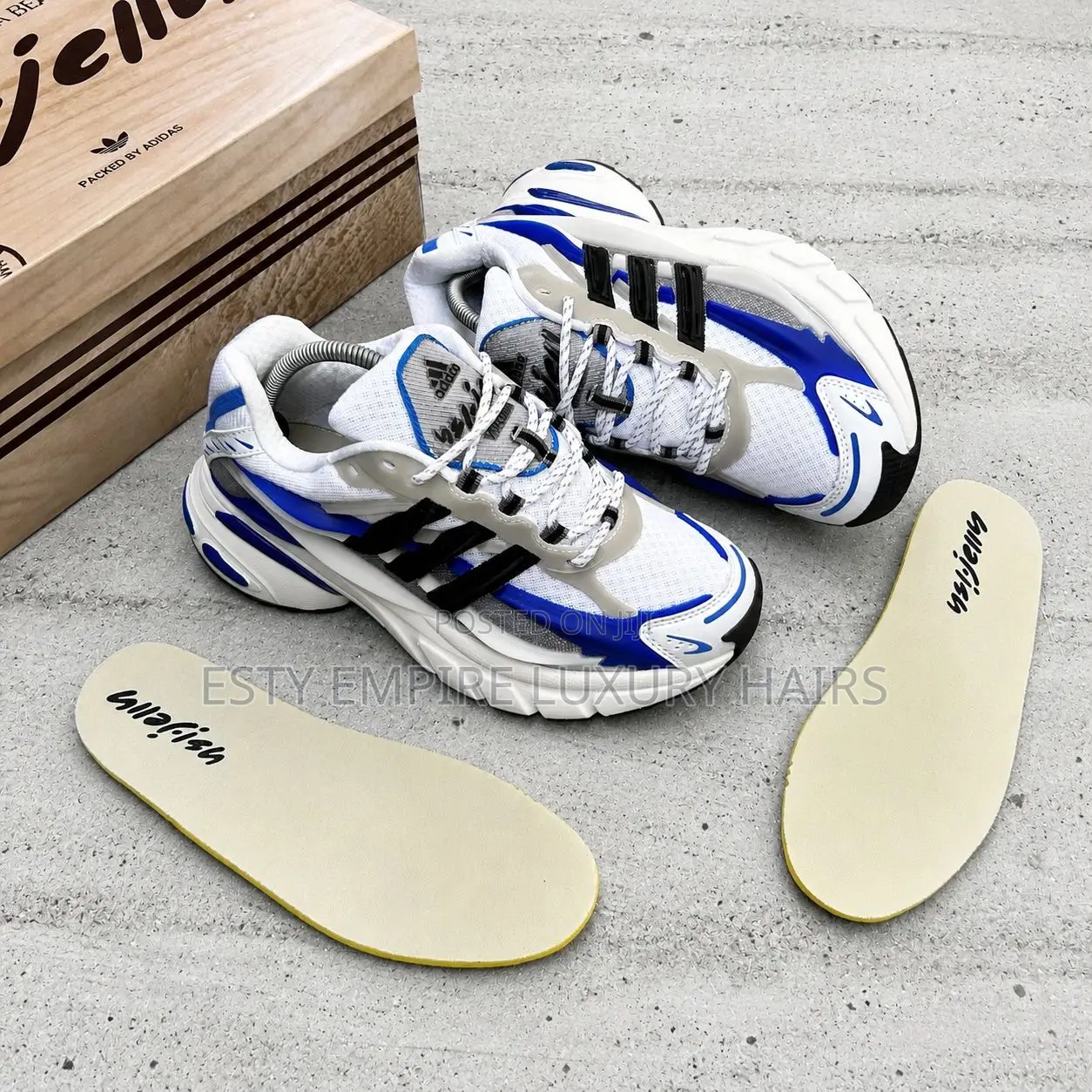 New Pharrell Williams X Adidas Adistar Jellyfish “White Blue” ” SNKS