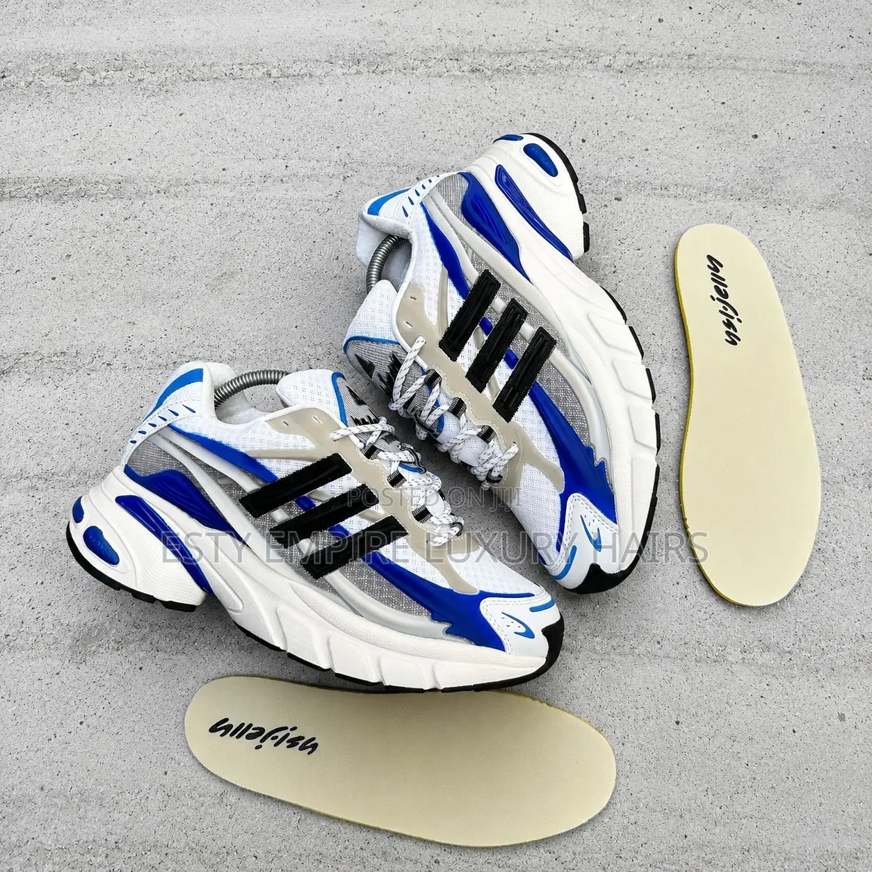 New Pharrell Williams X Adidas Adistar Jellyfish “White Blue” ” SNKS