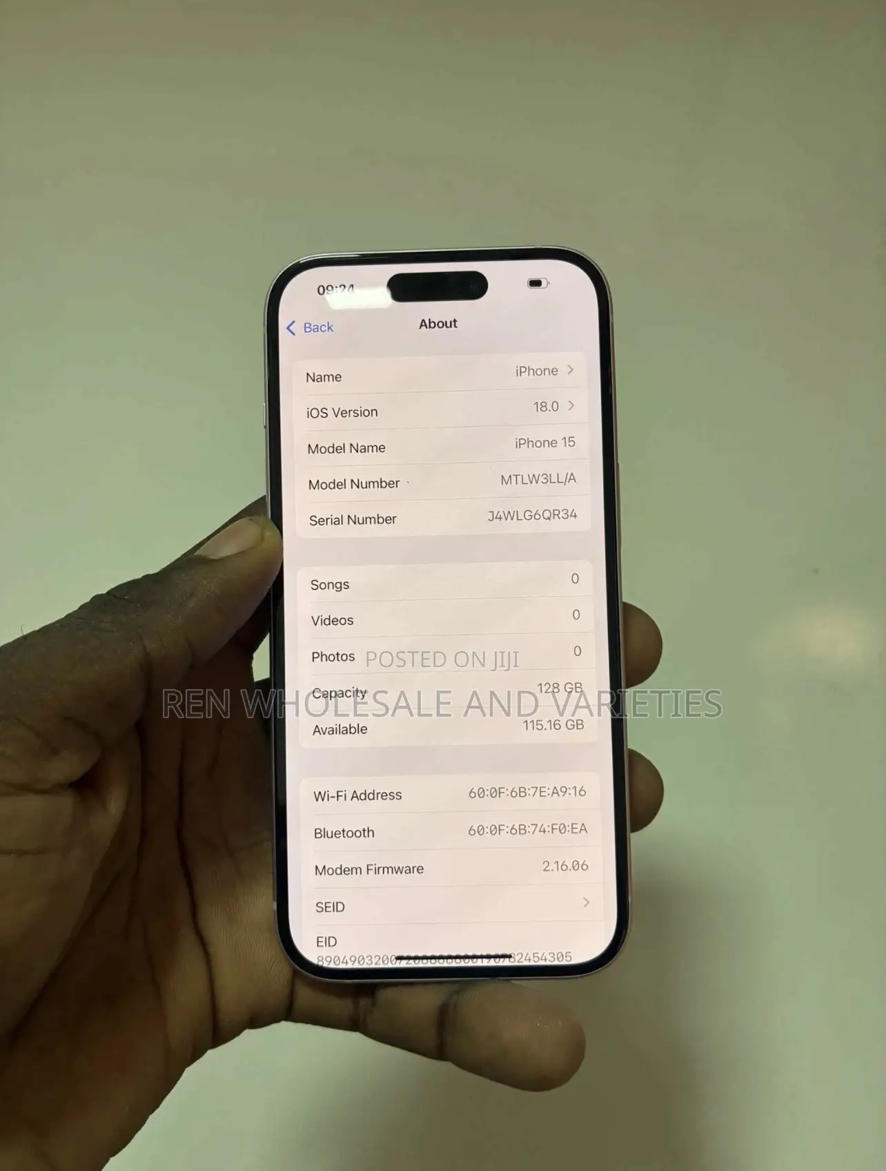 Apple iPhone 15 128 GB Pink