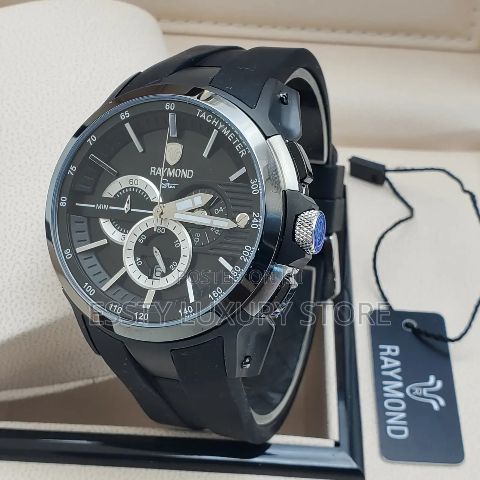 High Quality Luxury Raymond Weil Rubber Wristwatch