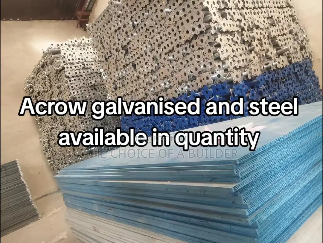 Strong and Durable 4 Meter Galvanized Acrow Props Available for Constr