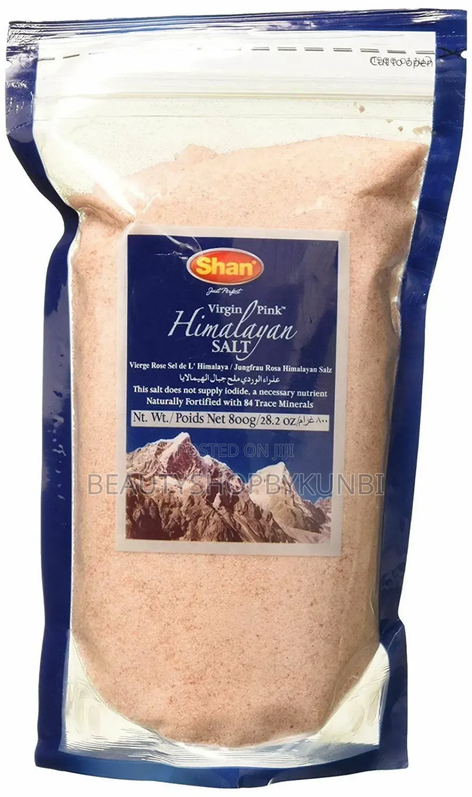 Shan Virgin Pink Himalayan Pink Salt - 800g
