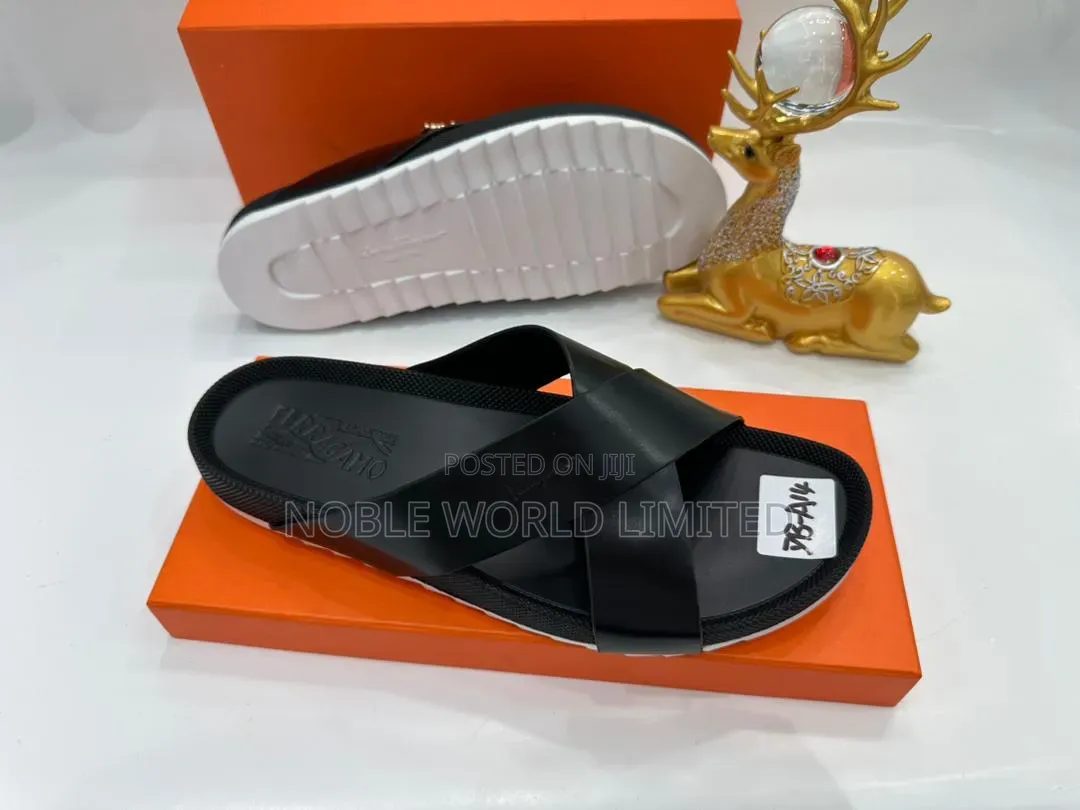 Black Sandals/Pam Slippers Cka 7g