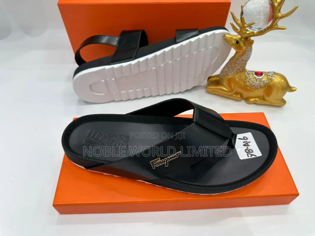 Black Sandals/Pam Slippers Cka 7g