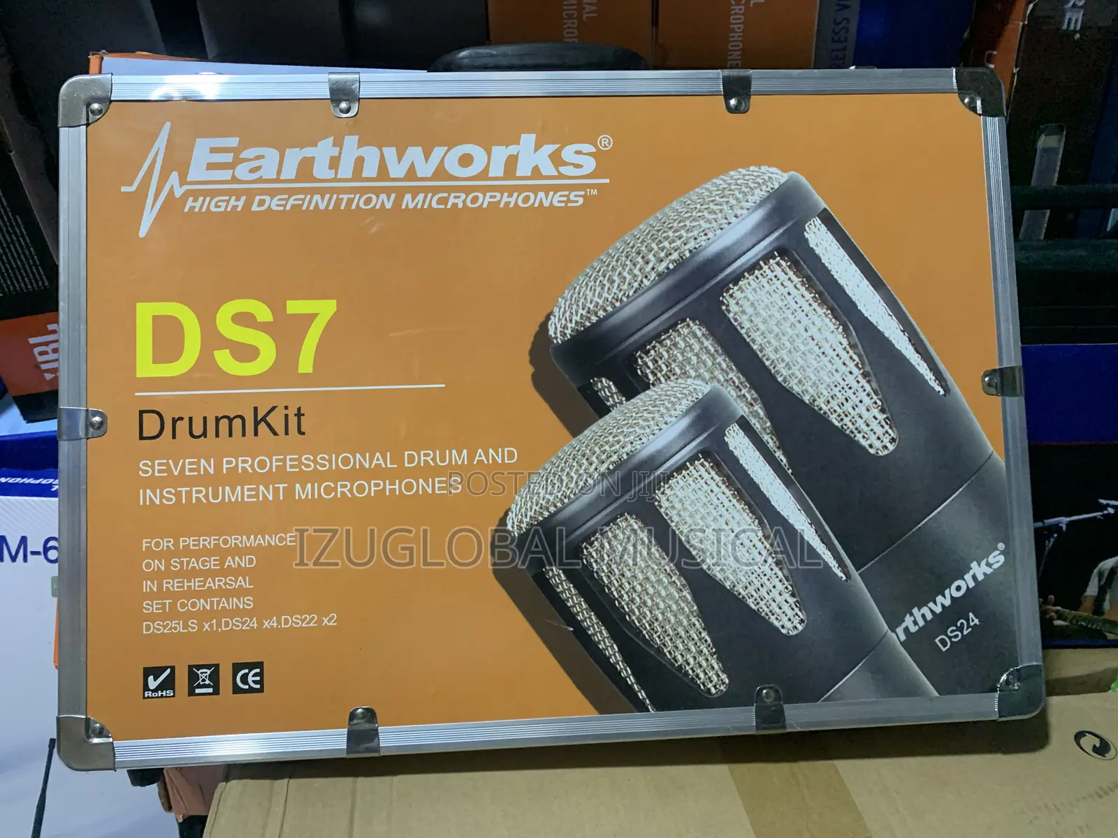 Earthworks Ds7 Drumkits Seven Pieces Professional Drum Microphone