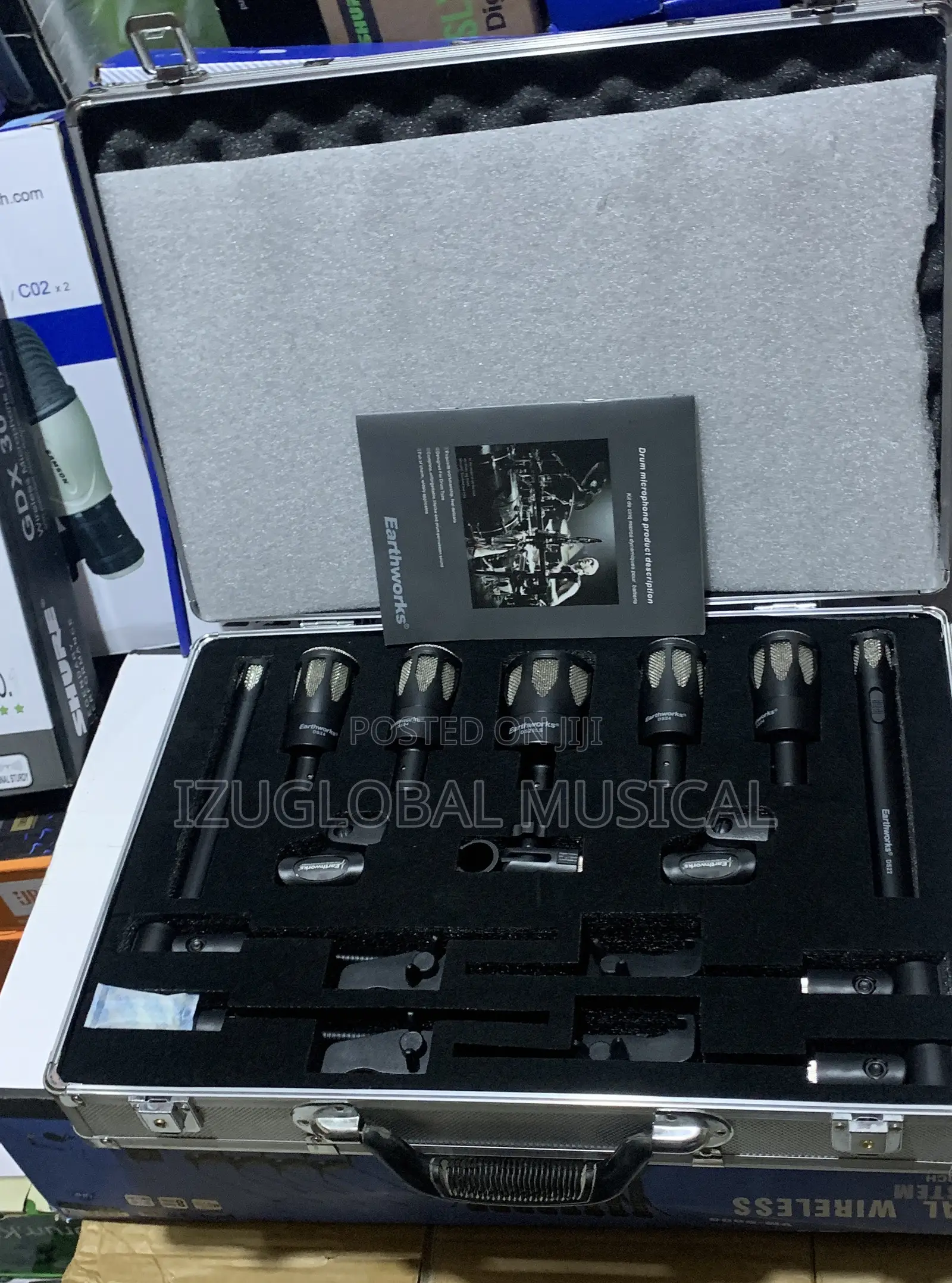 Earthworks Ds7 Drumkits Seven Pieces Professional Drum Microphone