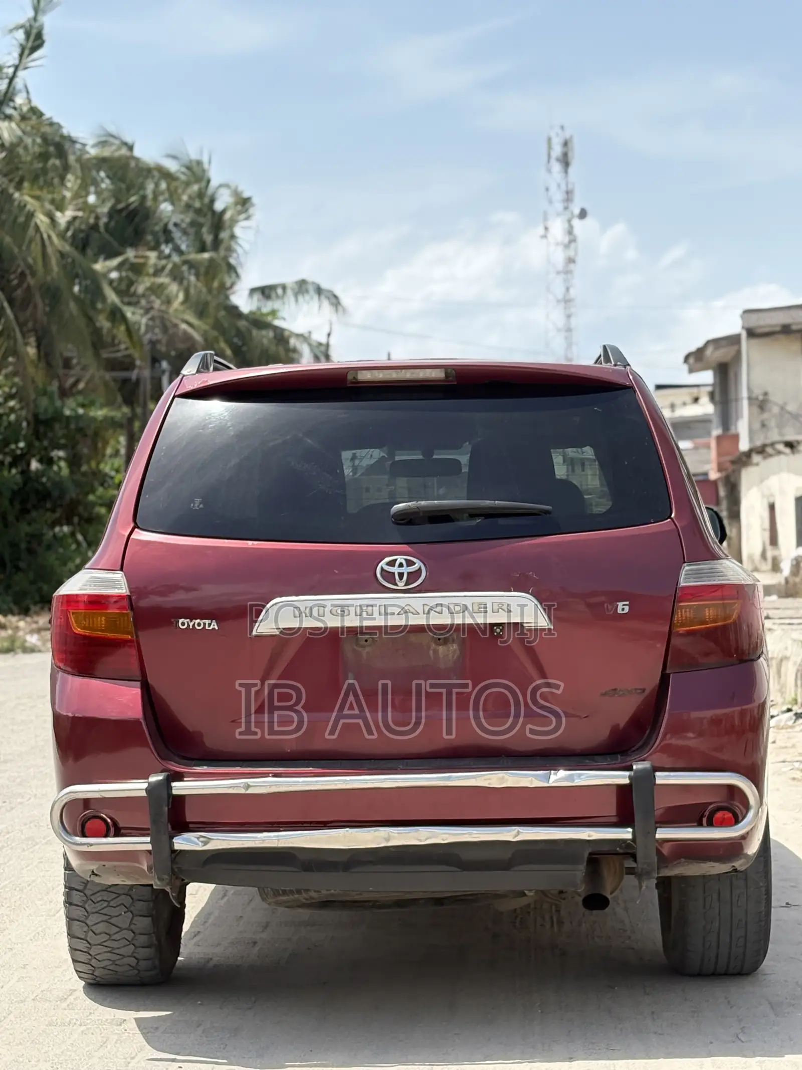 Toyota Highlander 4x4 2008 Red