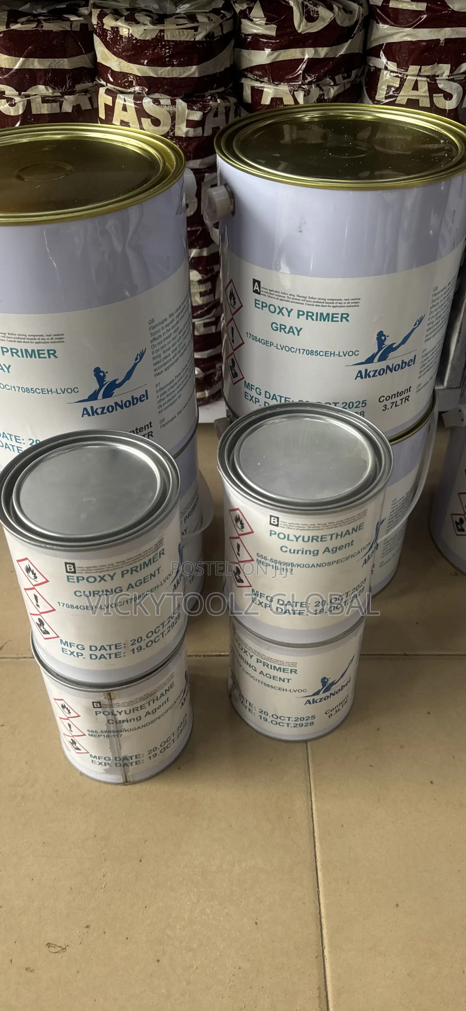 Akzonobel Epoxy Primer Gray Comp A+B