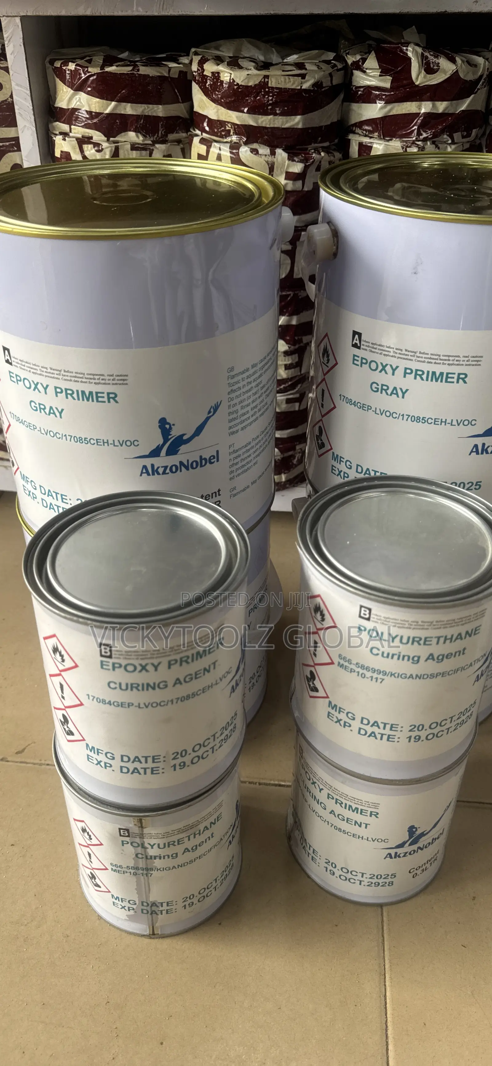 Akzonobel Epoxy Primer Gray Comp A+B