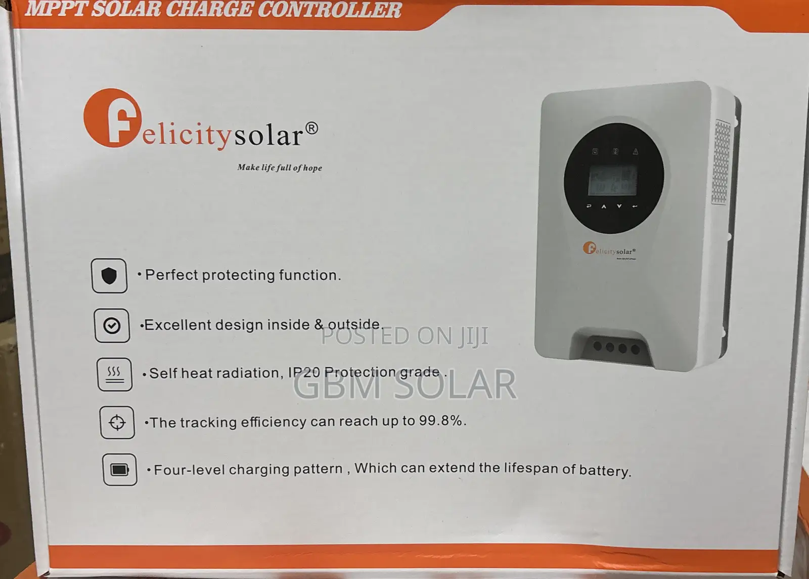 80ah 48v MPPT Charge Controller Felicity Solar