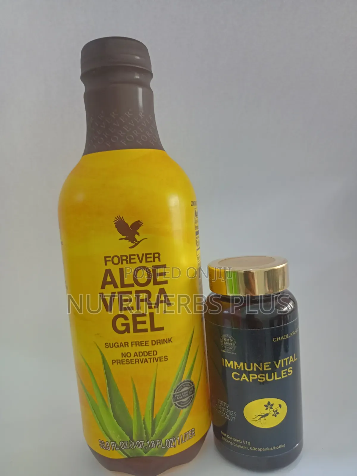 Forever Aloe Vera Gel and Norland Immune Vital Capsules: Immune System