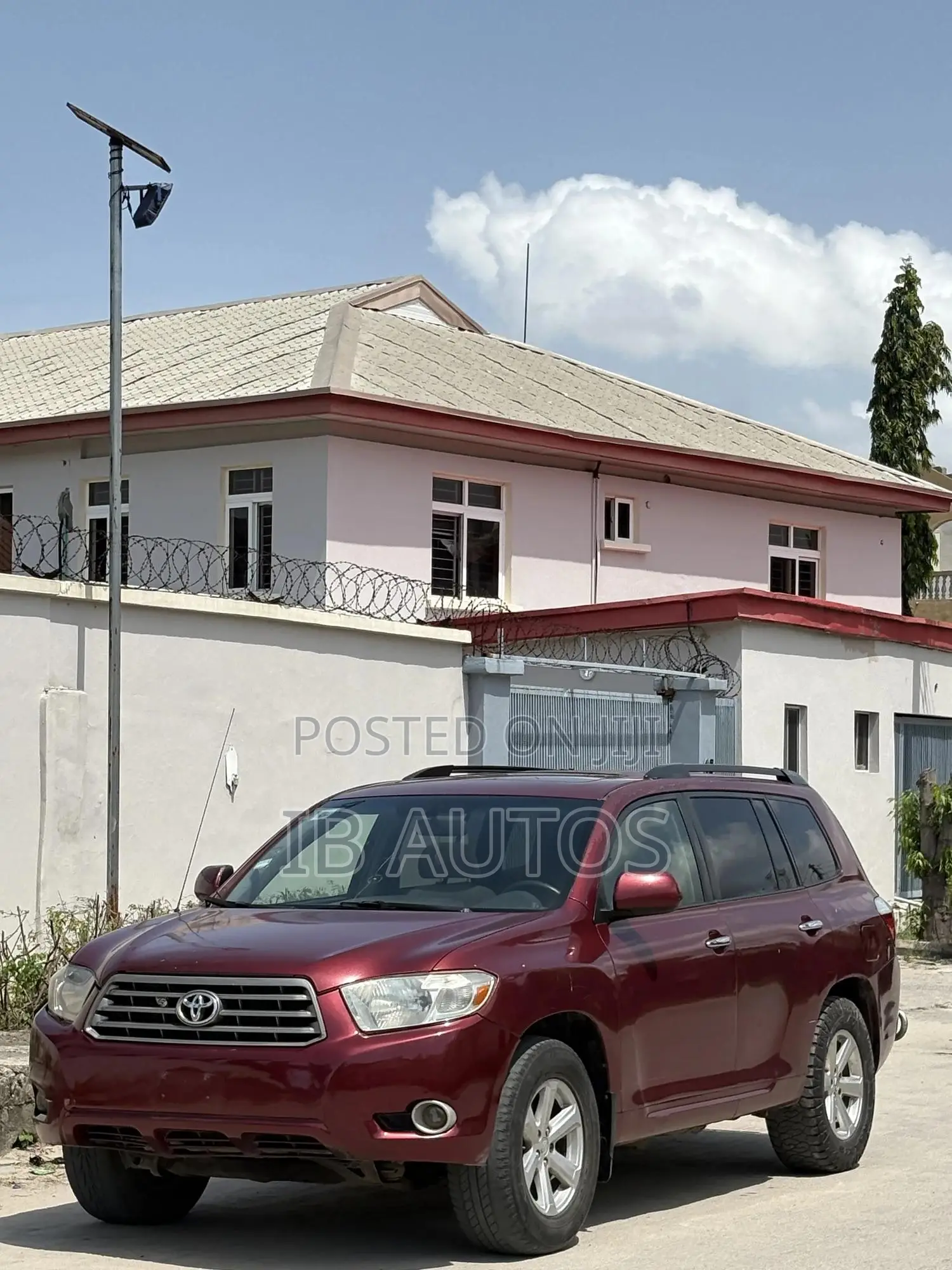 Toyota Highlander 4x4 2008 Red