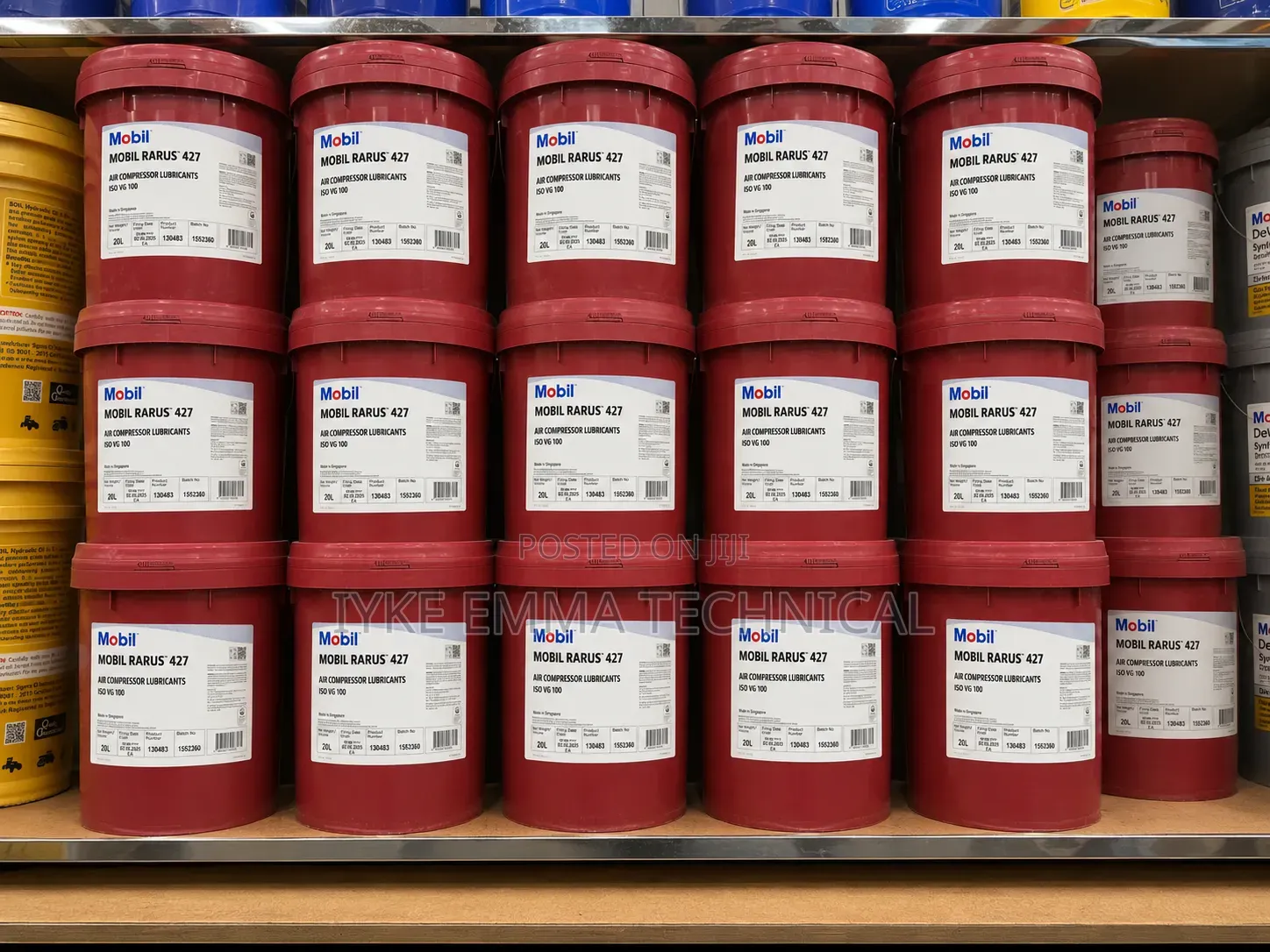 Mobil Rarus 427 Air Compressor Lubricant Iso Vg 100