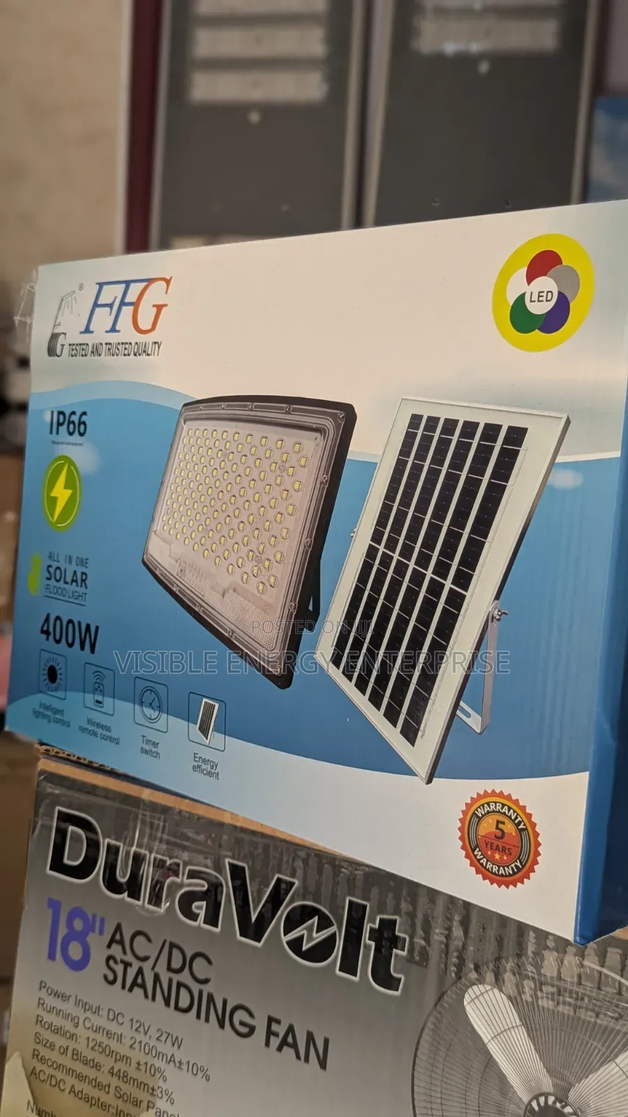 FFG 400w Ip66 Solar Flood Light