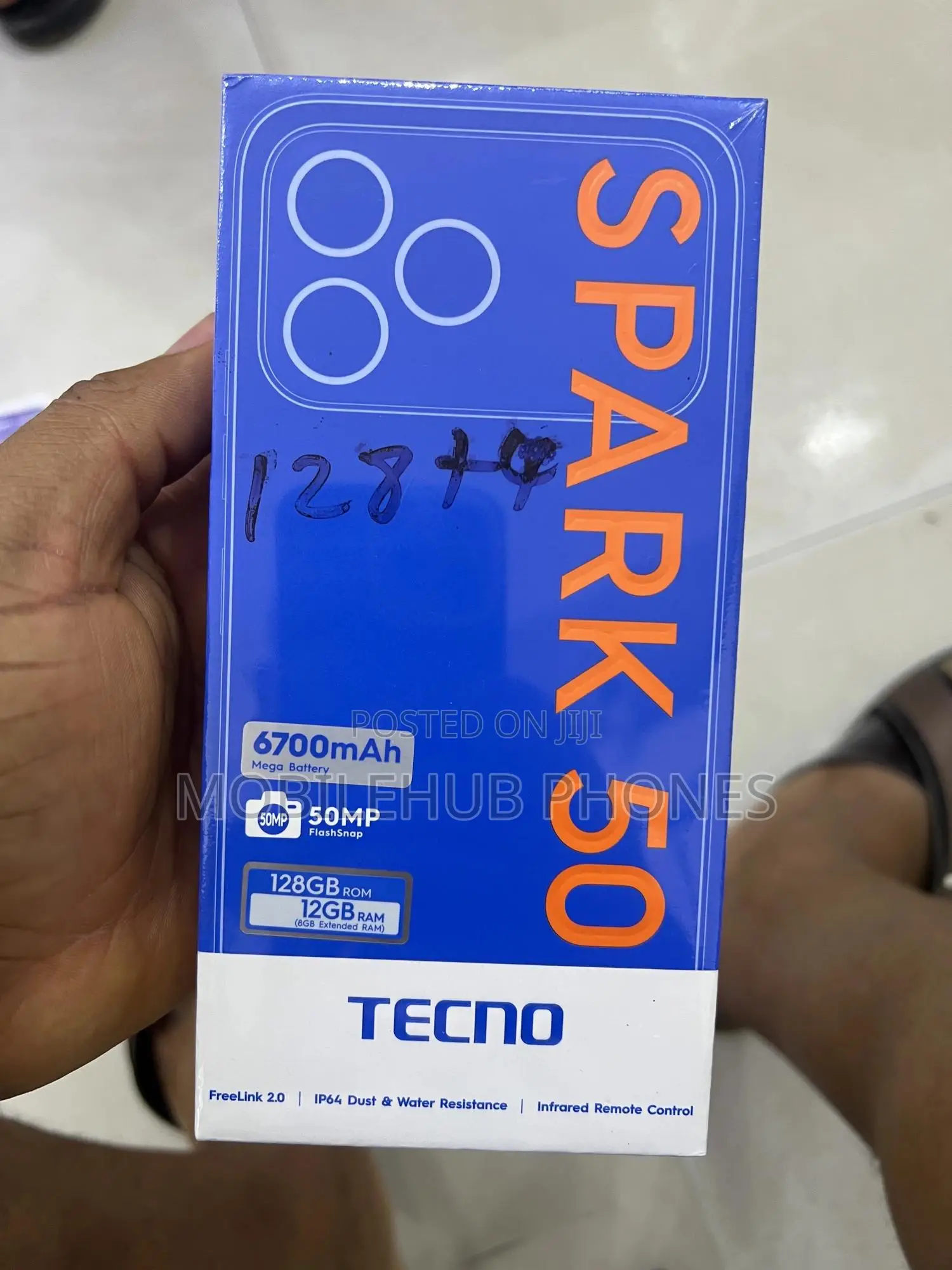 New Tecno Spark 50 128 GB Black