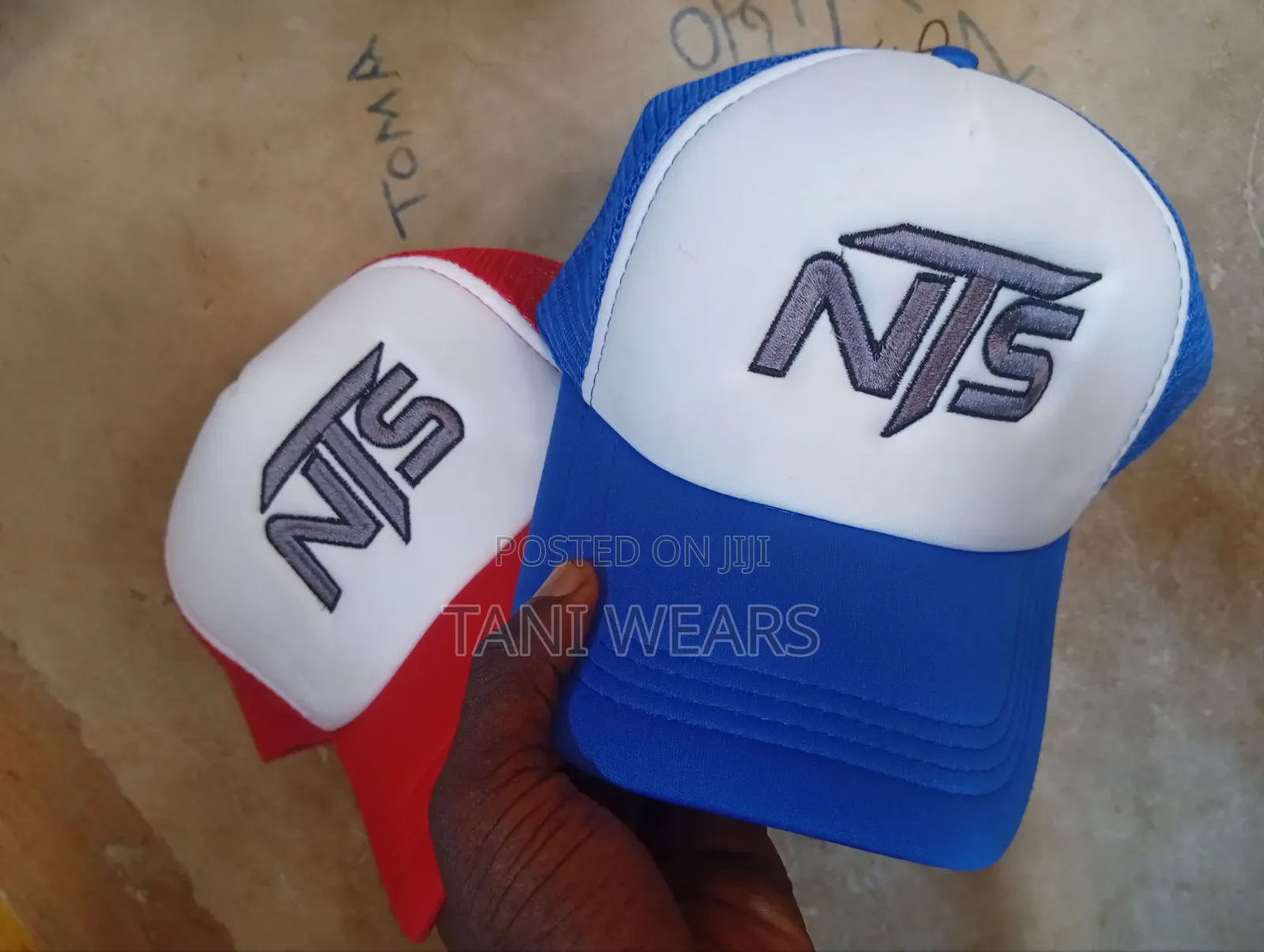 Embroidery on Face Cap