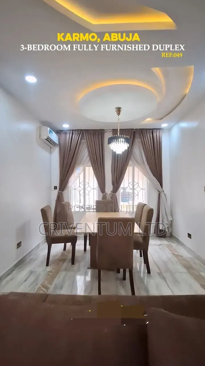 Furnished 3bdrm Duplex in Karmo for sale
