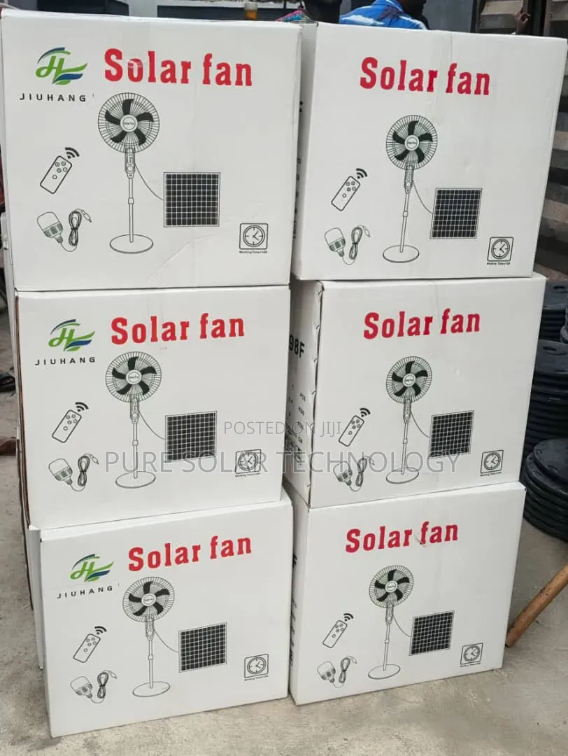 Solar Rechargeable Fan