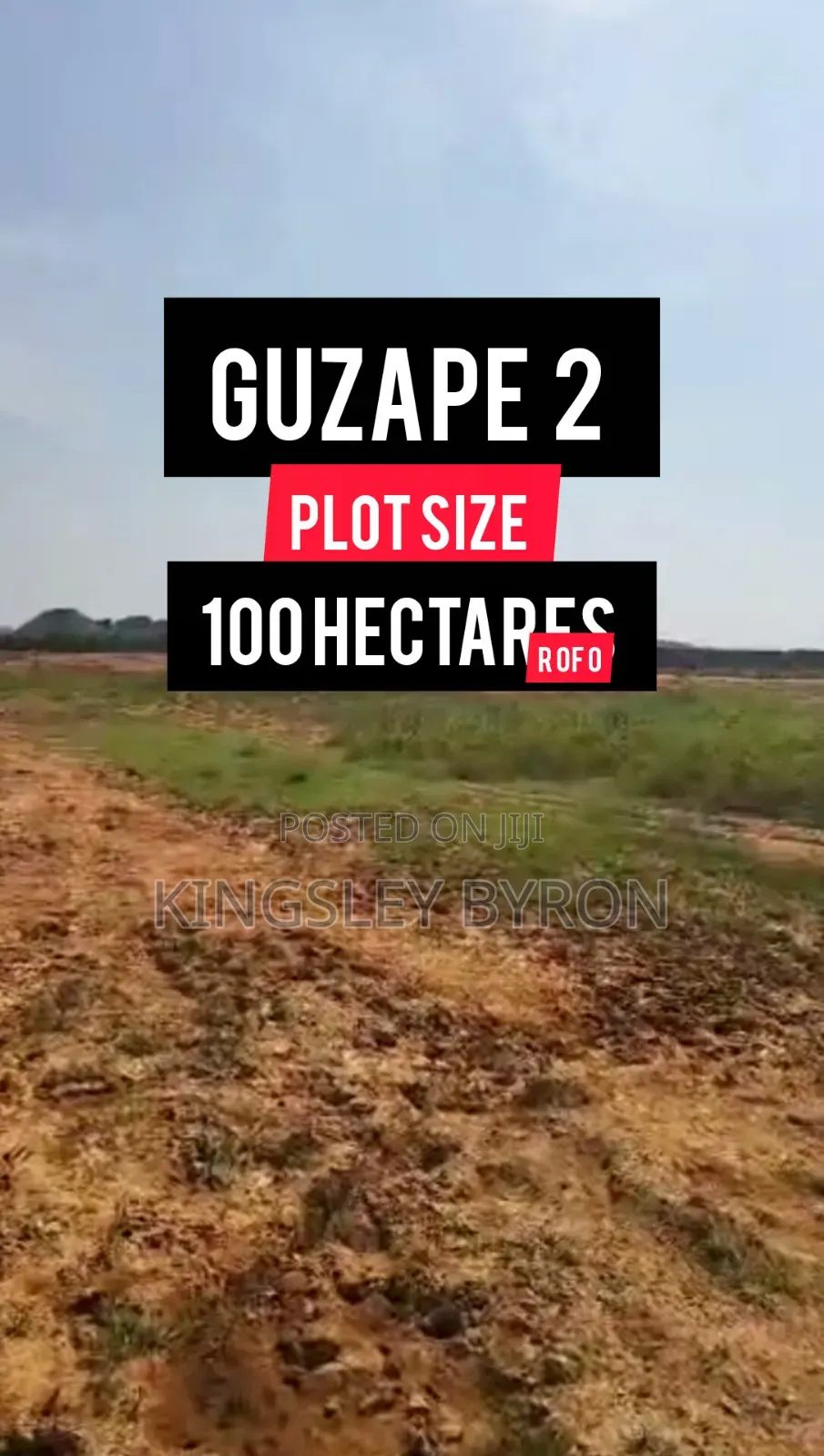  Fresh Guzape 2 100 Hectares
R of O