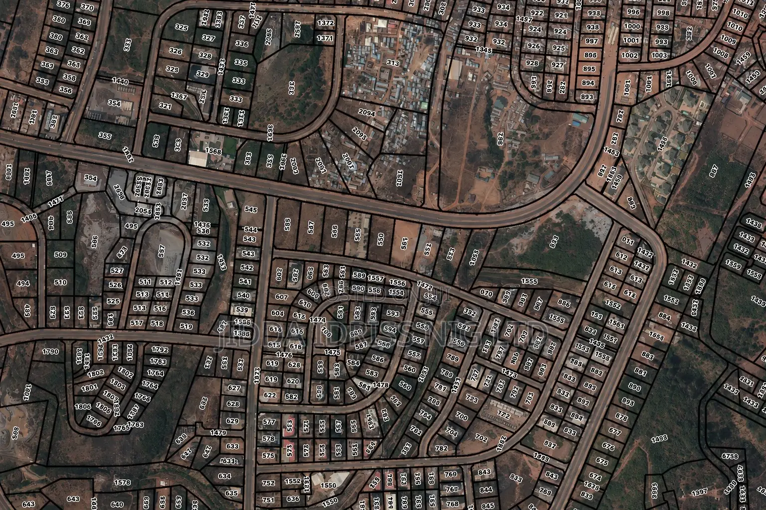 Prime Guzape Main Plot on Tarred Road – 1,842sqm