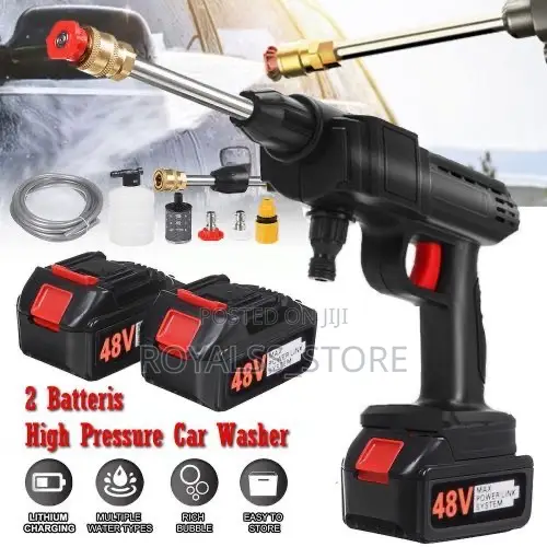 1200mah 2 Battery High Power Pressure Car Washer
