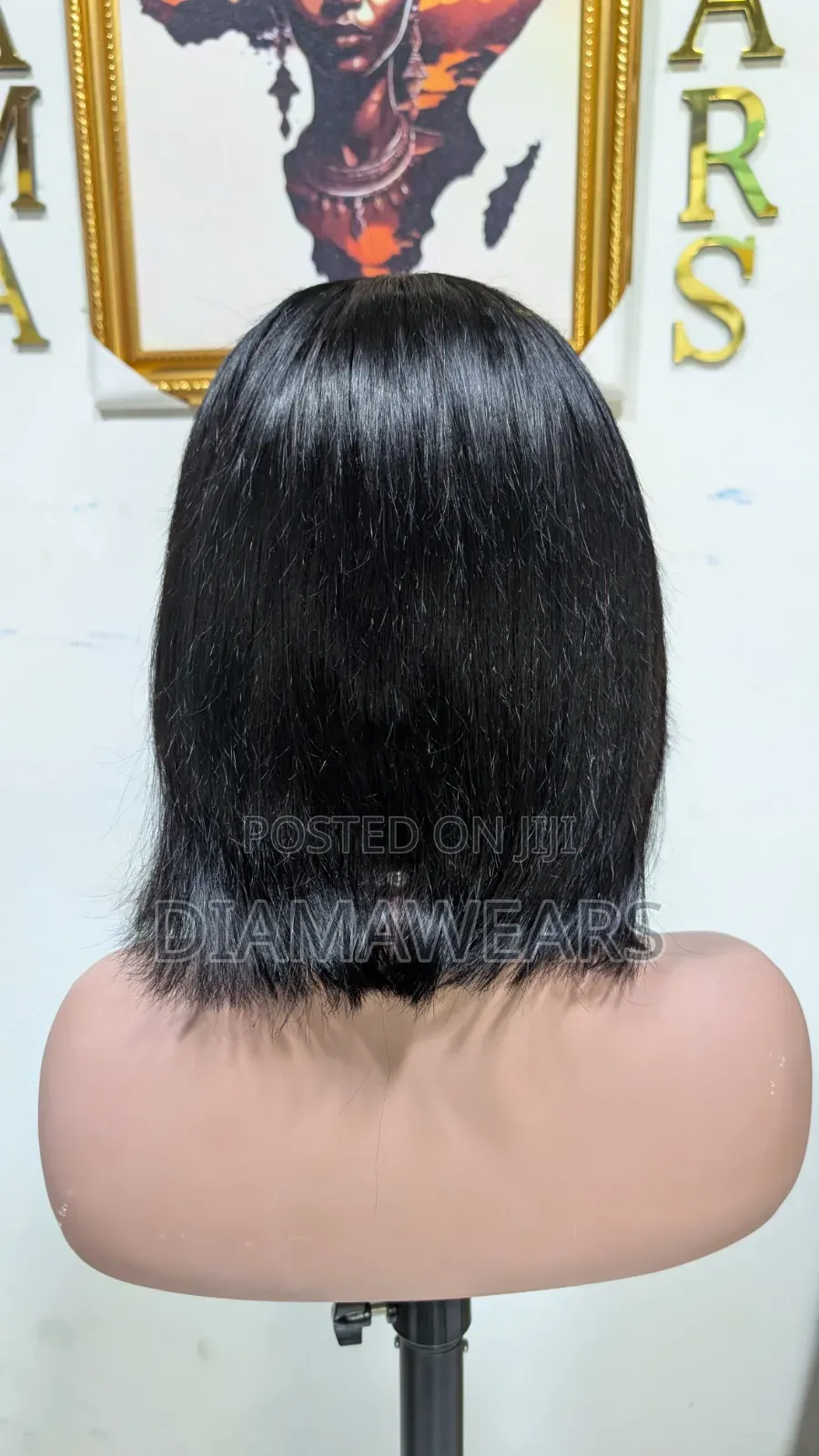 Natural Colour Kimk Closure 100% Human Hair Bone Straight Sd Wig
