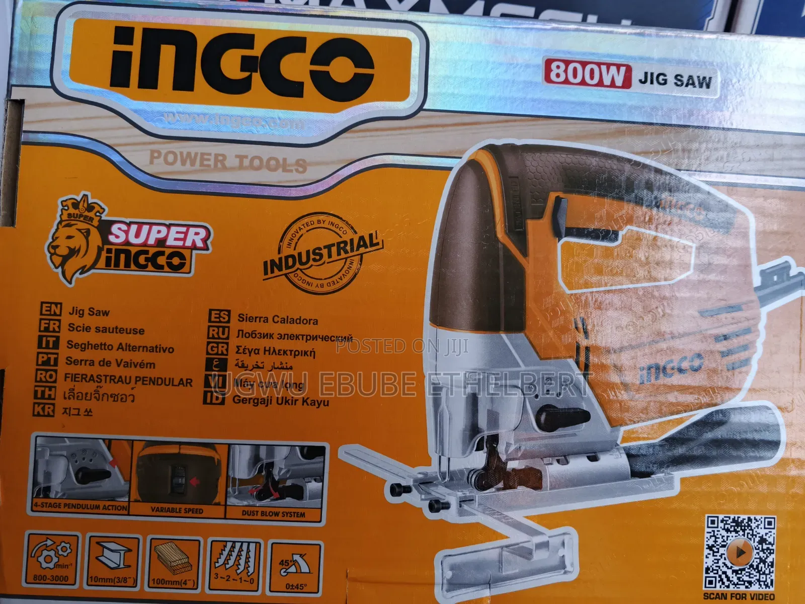 800w Inc Co Jig Saw