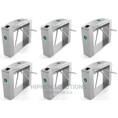 Waist Height Tripod Turnstile Access Control Gate - Set Of 6