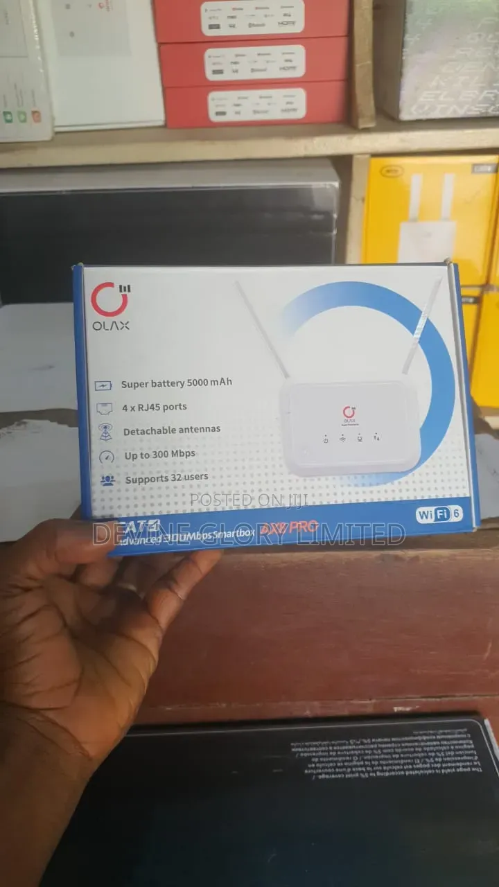 Olax Ax8 Pro 4g Lte Wifi 6 Smartbox Router 300mbp