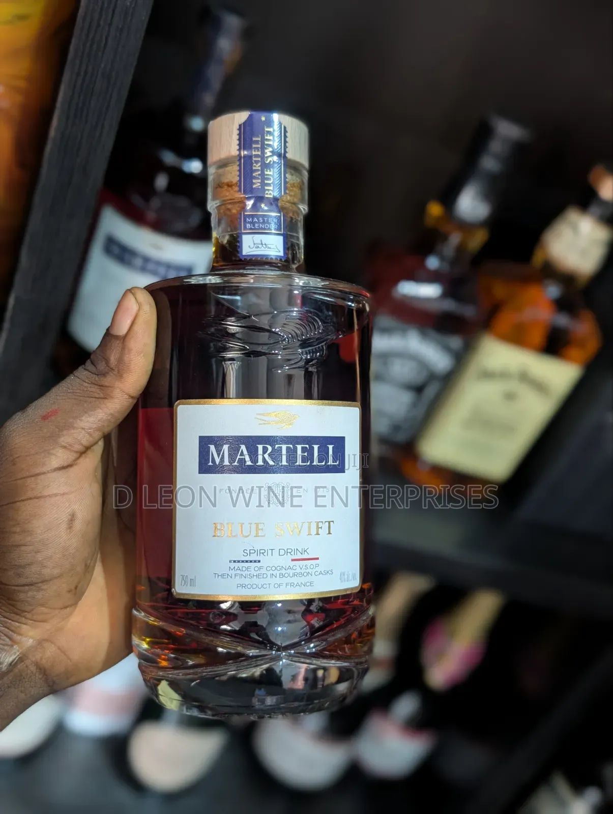 Martell Blueswift Cartoon by ( 12 Bottles )