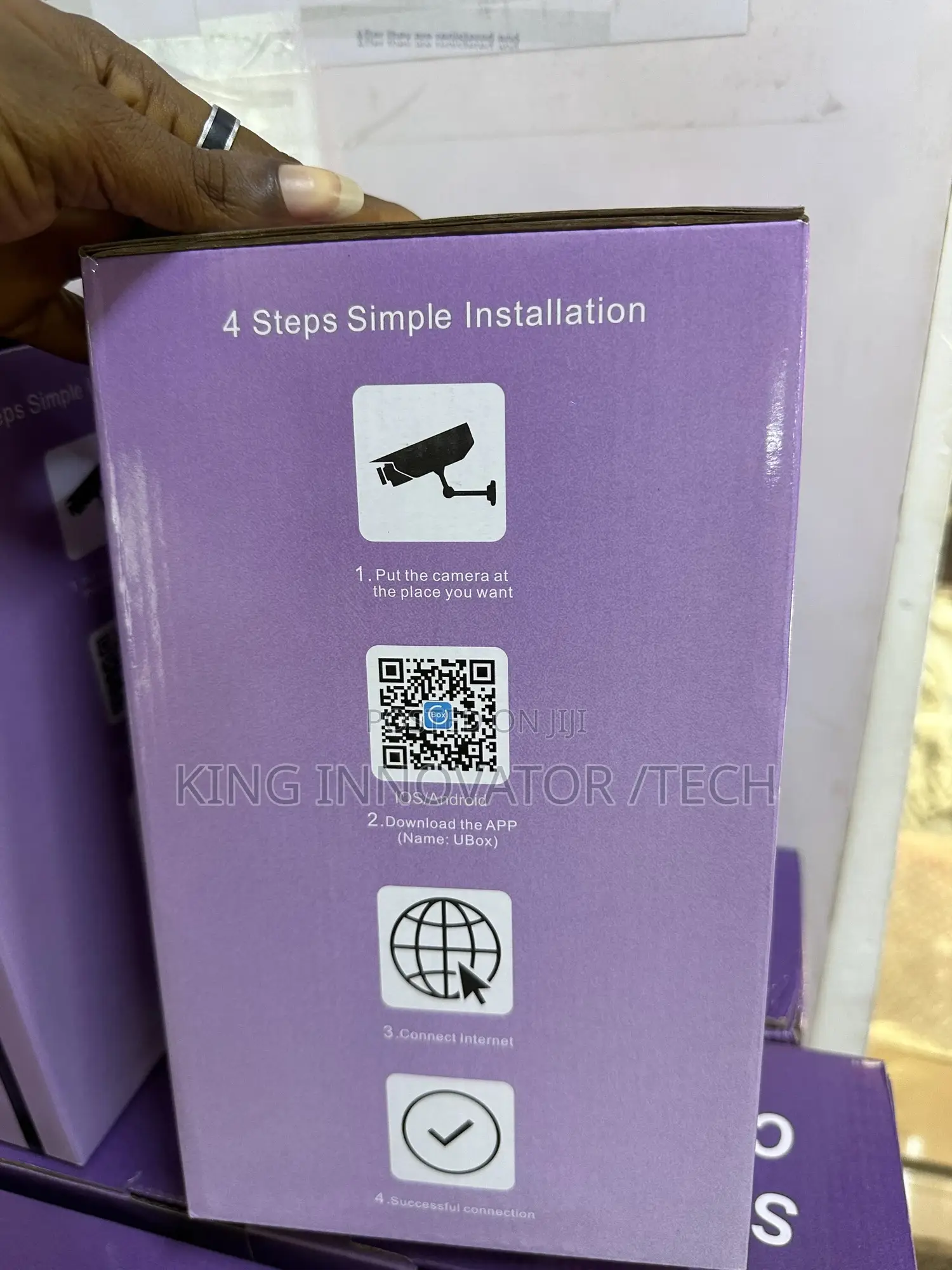 Ubox Hd Solar Street Light Camera Dual Lens