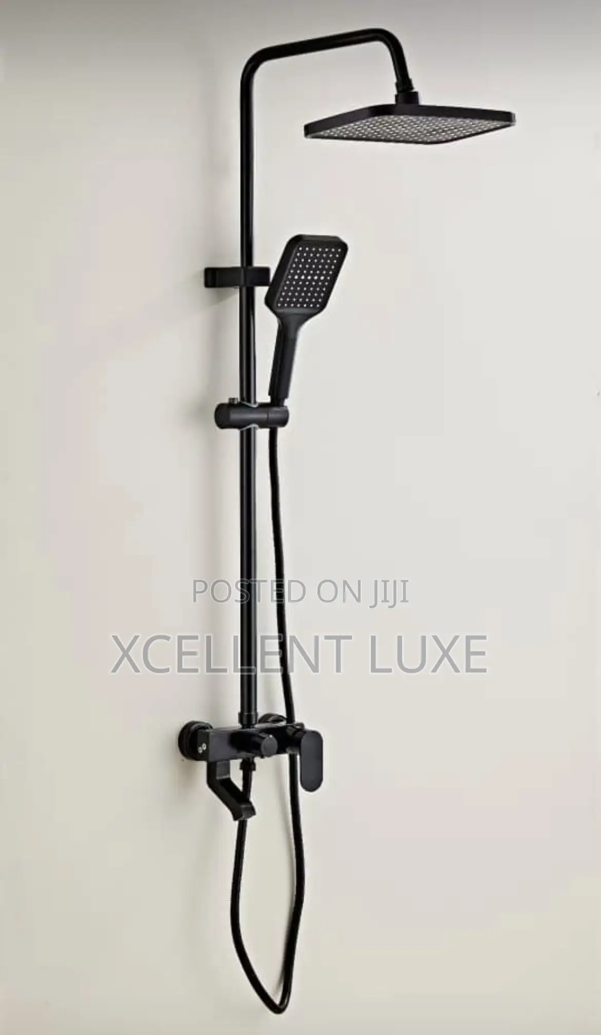 Black Wall Mount Shower Mixer