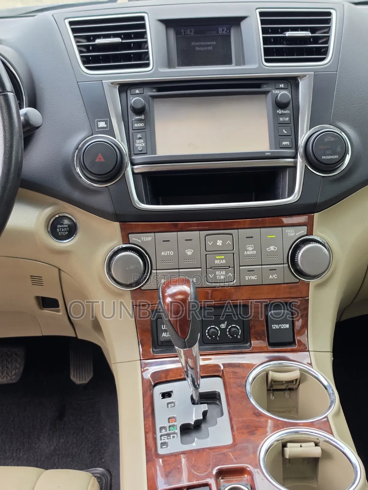Toyota Highlander Limited 3.5l 4WD 2013 Green