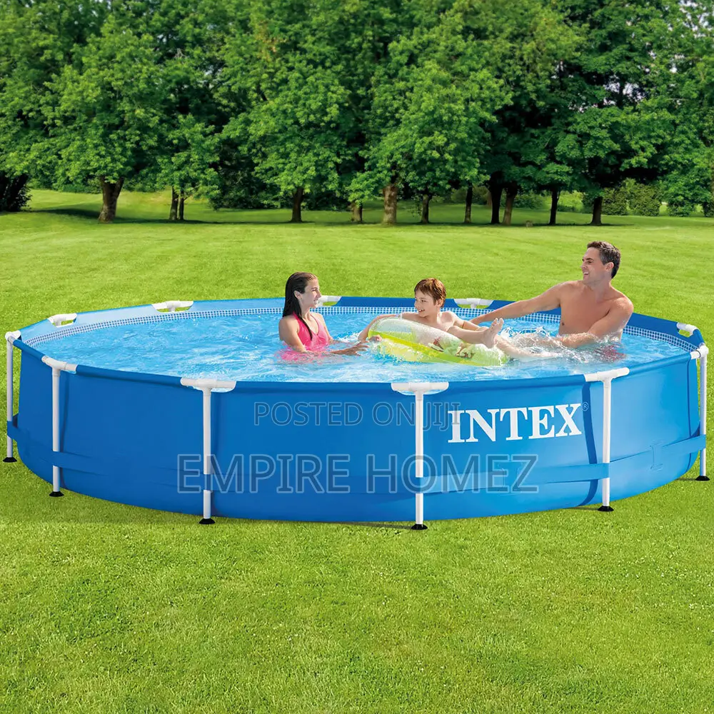 10ft Intex Metal Frame Swimming Pool 3.66 X 0.76 M
