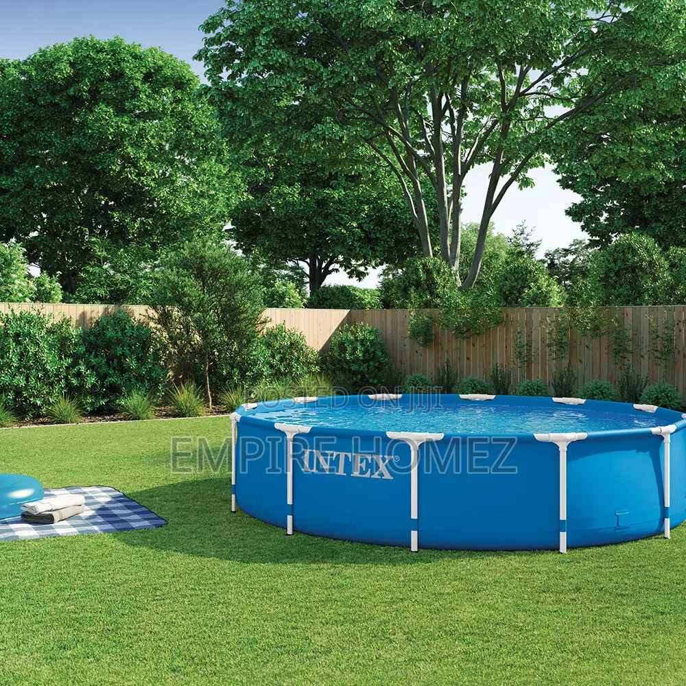 10ft Intex Metal Frame Swimming Pool 3.66 X 0.76 M