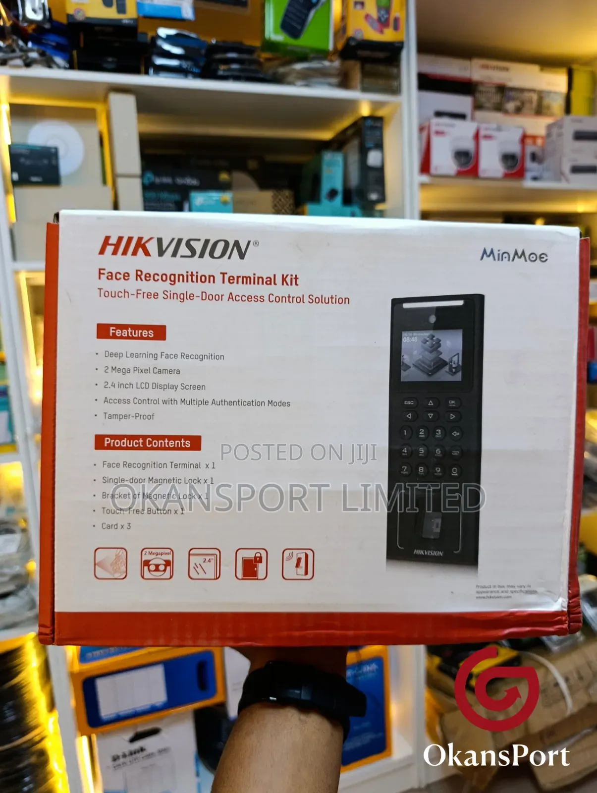 Access Control Terminal Kit Zkteco Hikvision Dahua Suprema Rfid Bell