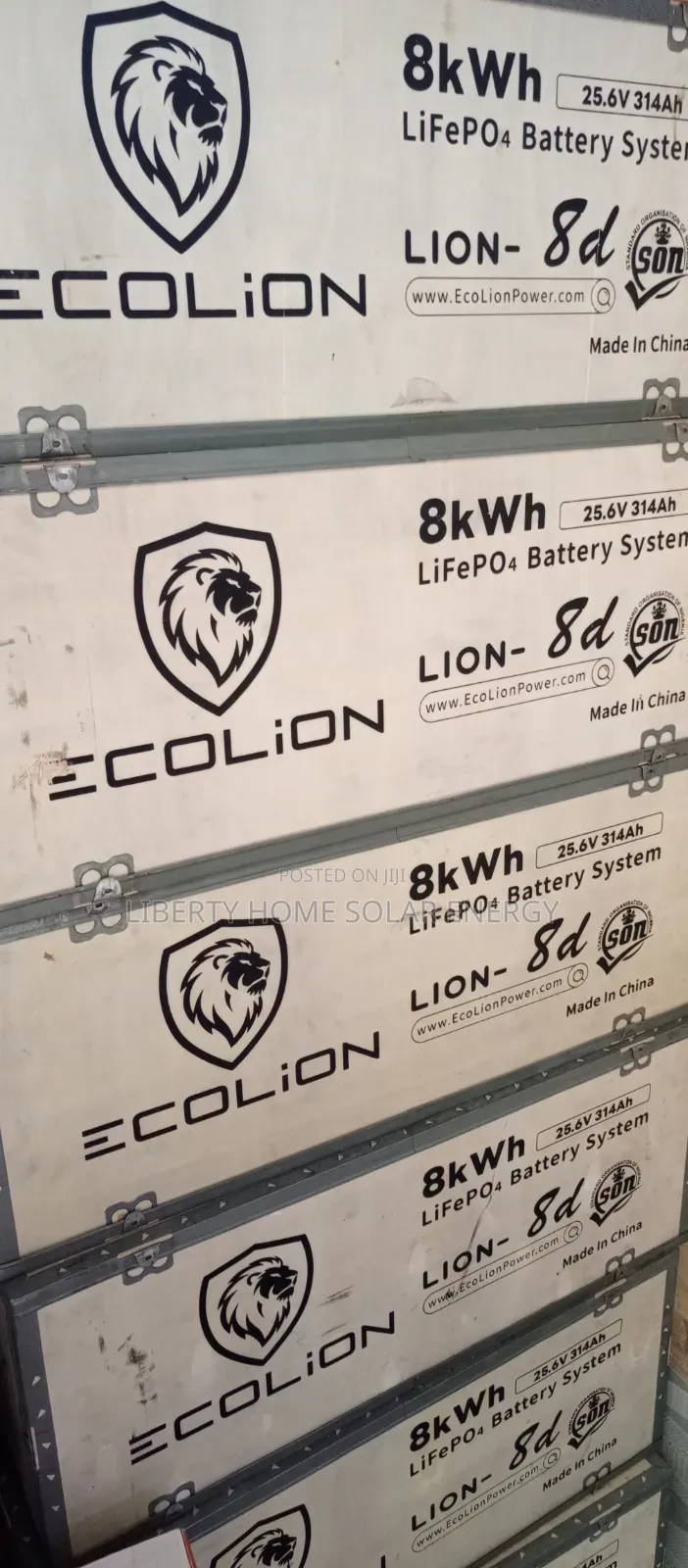 8kwh Ecolion Lithium Battery