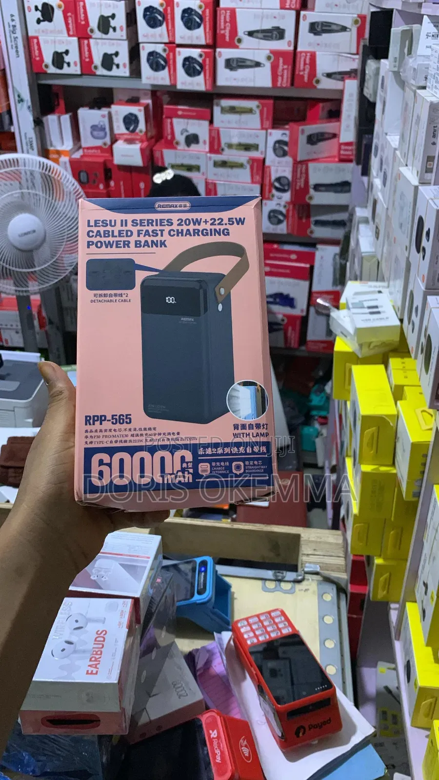 Remax RPP-565 60,000mah Lesu Ii 22.5w Super Fast Charging Power Bank