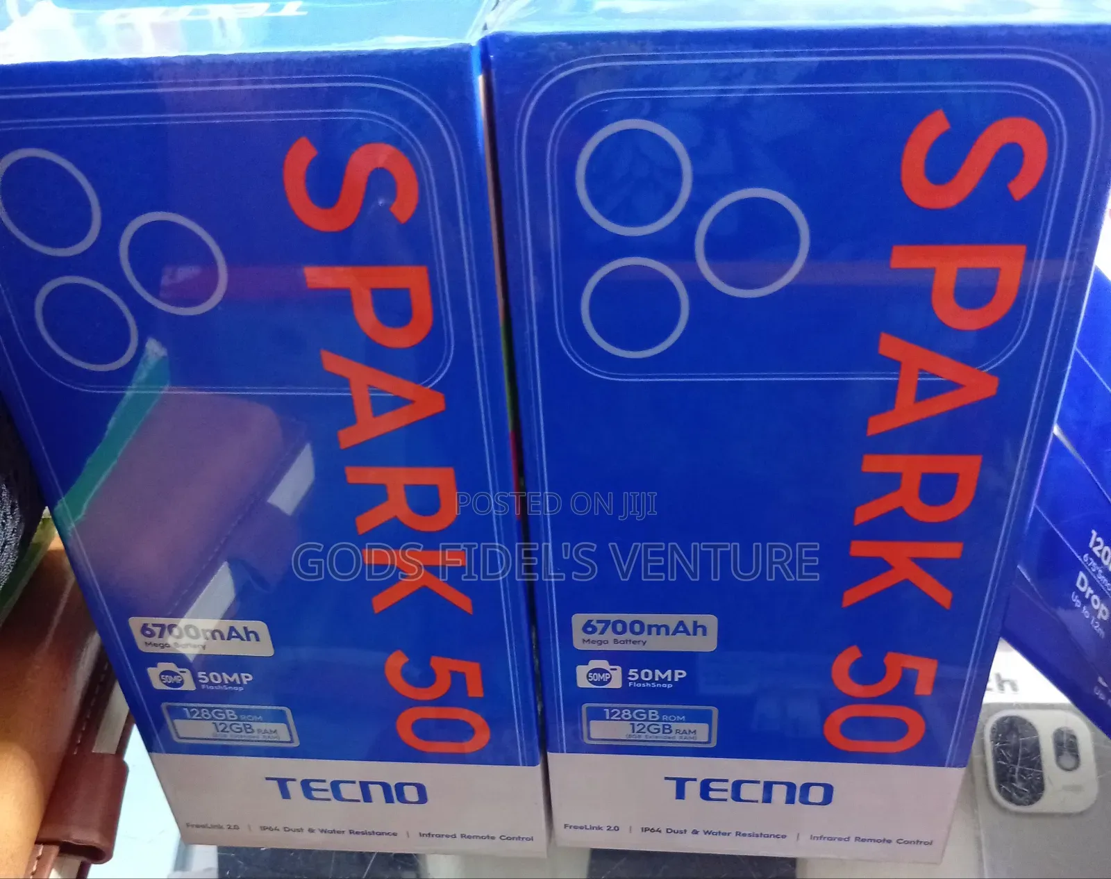 New Tecno Spark 50 128 GB Black