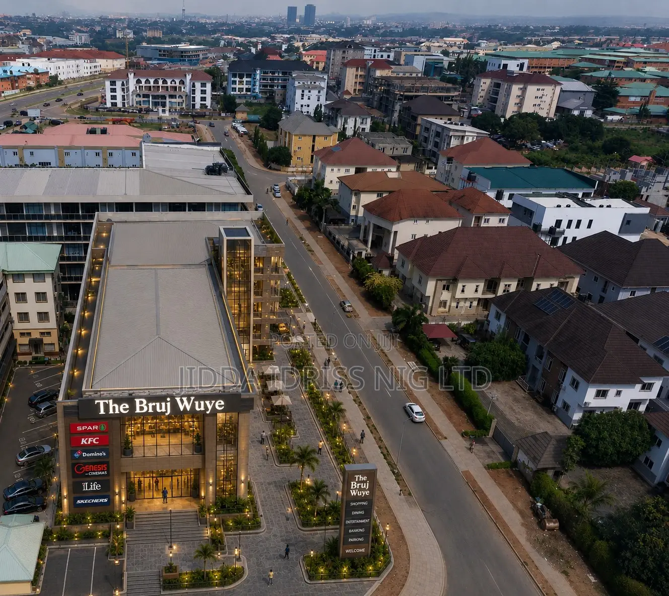 Luxury Commercial Plaza for Lease/Sale in Wuye Beside Wetland Hotel