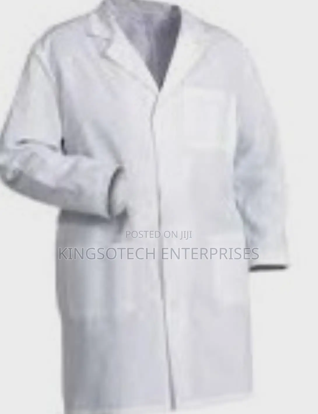 Lab Coat White and Blue Colors Available