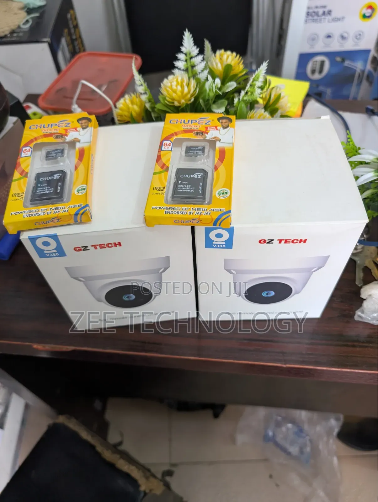 V380 Dome Wifi Camera With 64 Gig Memory Card
