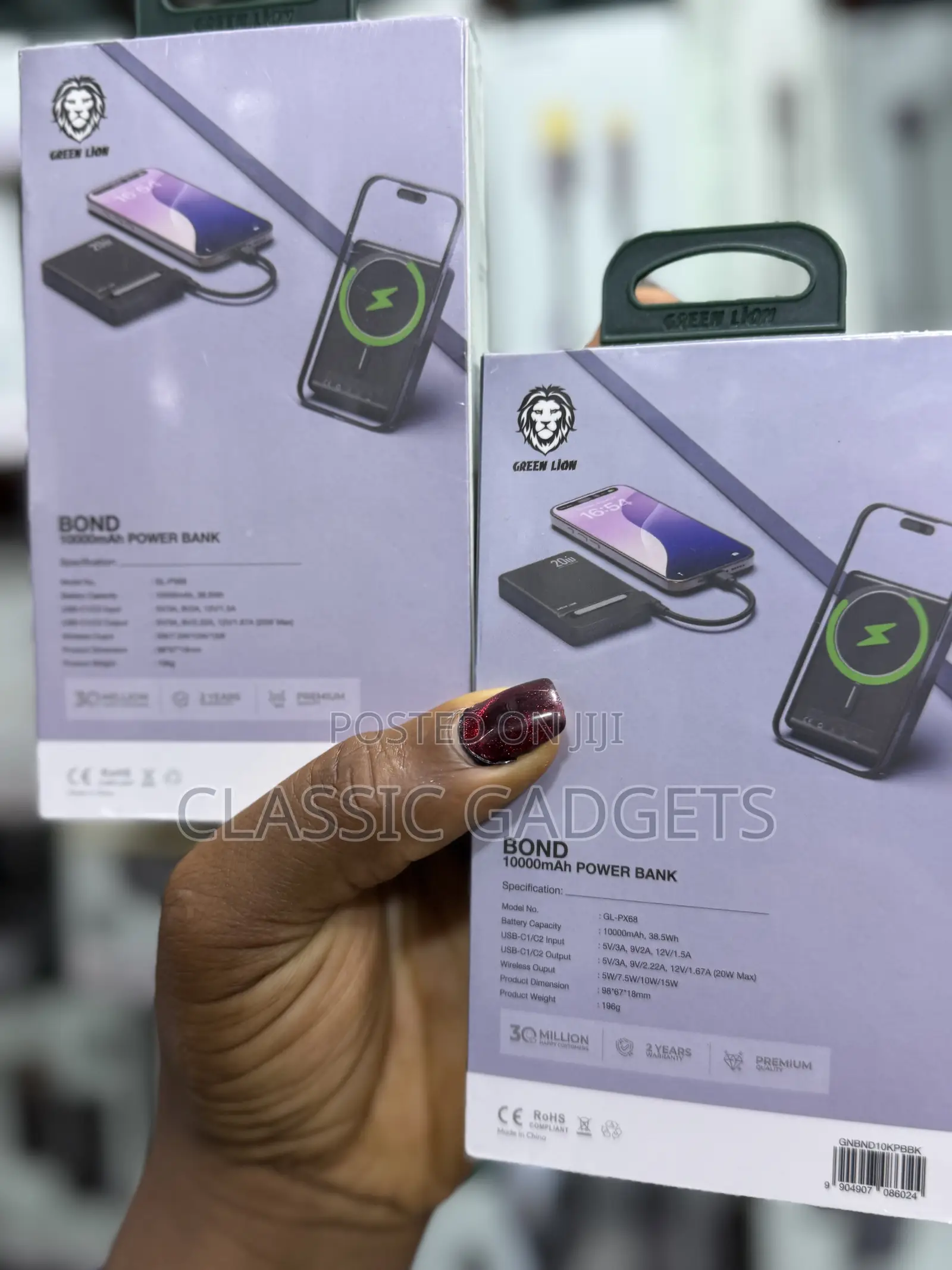 Green Lion Bond 10000 Power Bank -